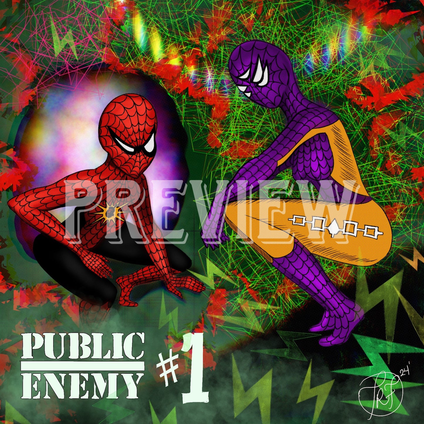 Warrior and Haudenosaunee spiderppl