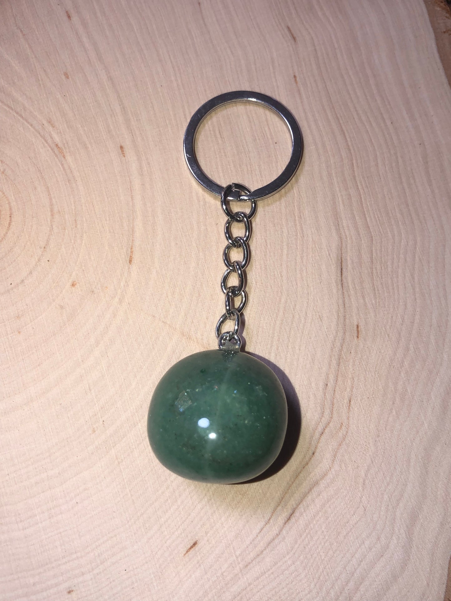 Aventurine keychain