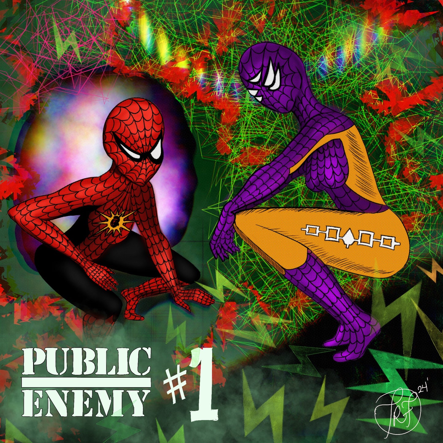 Warrior and Haudenosaunee spiderppl