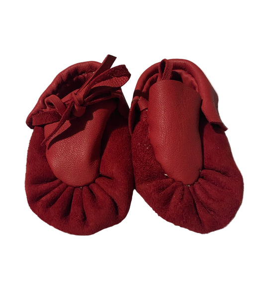 Red Baby Mocs