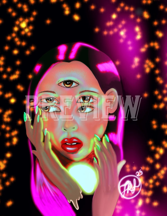 ‘BEWARE IM AWARE’ PRINT