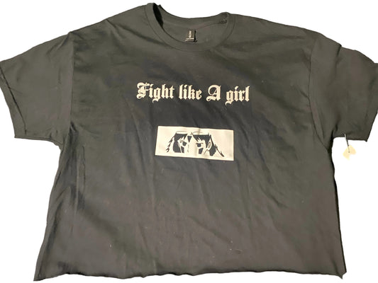 Fight like a Girl crop top